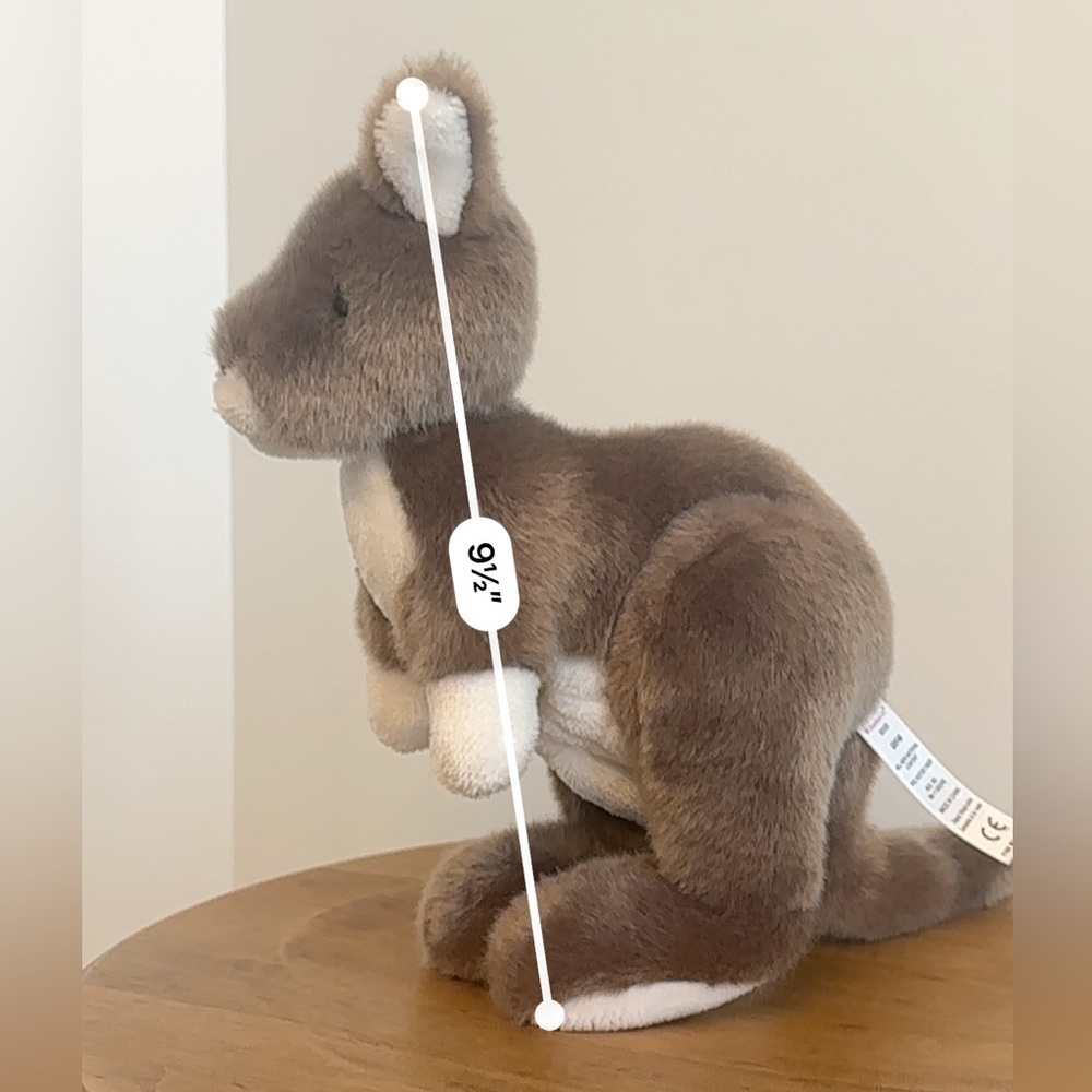 American Girl Doll Kiras Kangaroo No Joey Baby Stuffed Plush With Pouch Plushie - Picture 13 of 15
